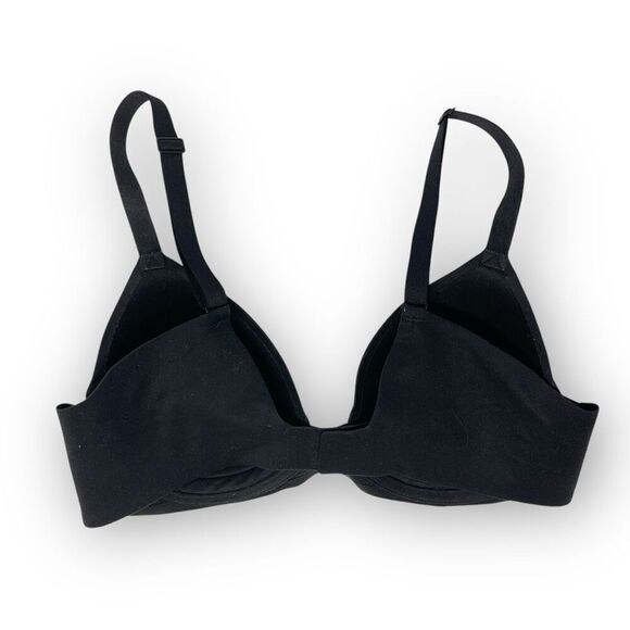 Aerie Smoothez Black Microfiber Full Coverage Bra Underwire Women’s Size 32C - Picture 2 of 7